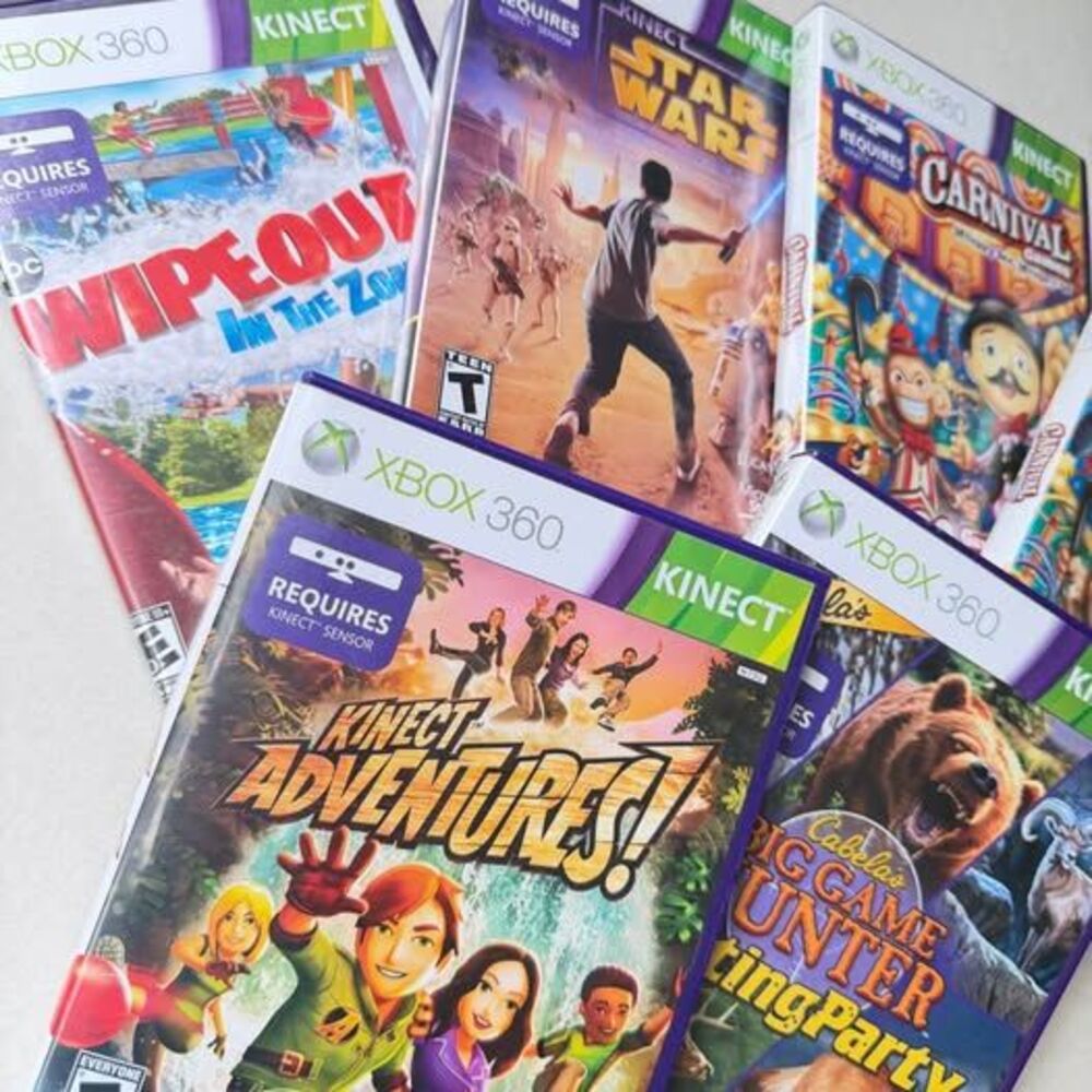 Xbox 360 Kinect Game Bundle - 6 Games